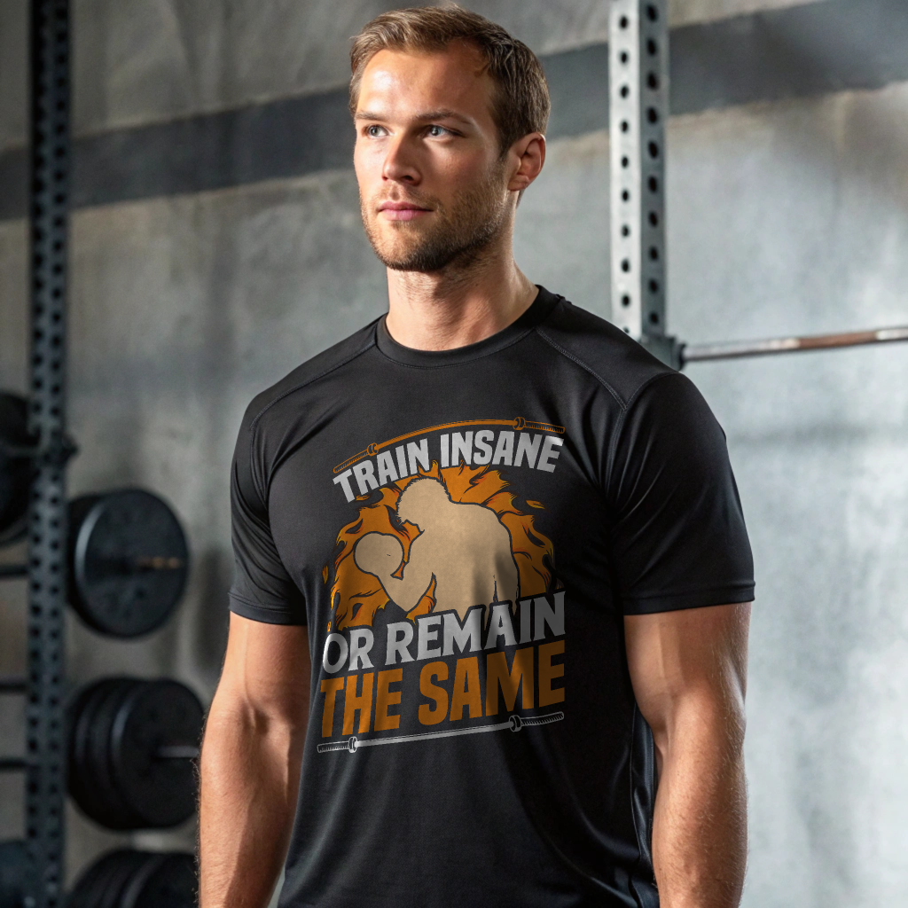 Train Insane or Remain the Same – Men Classic Crew T-Shirt