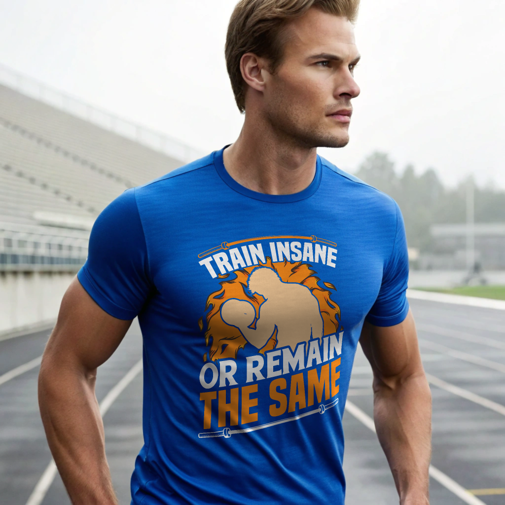 Train Insane or Remain the Same – Men Classic Crew T-Shirt