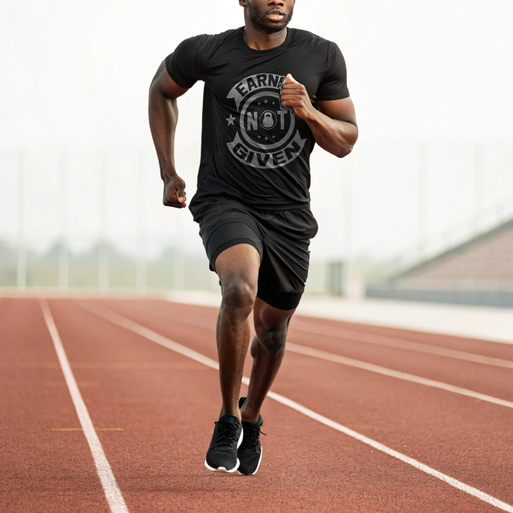 "Earned Not Given" Men Classic Crew T-Shirt – Power Through Effort