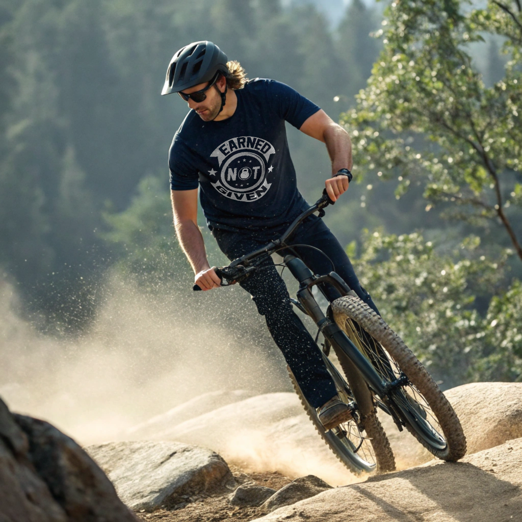 "Earned Not Given" Men Classic Crew T-Shirt – Power Through Effort