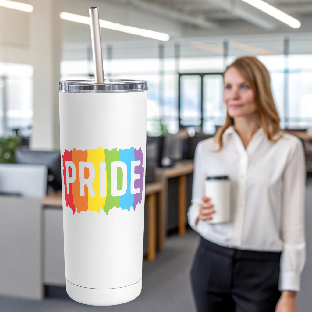 PRIDE Double-Wall Stainless Steel Tumbler – Durable, Insulated, and Splash-Proof