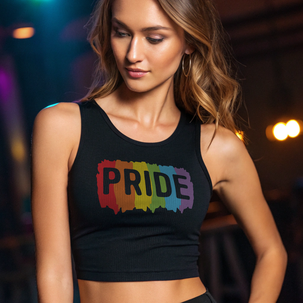 PRIDE Crop Top – Bold, Fierce, and Proud