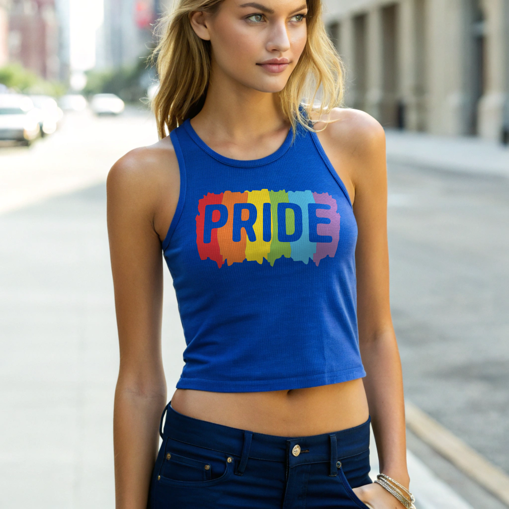 PRIDE Crop Top – Bold, Fierce, and Proud